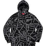 Supreme Gonz Embroidered Map Hooded Sweatshirt